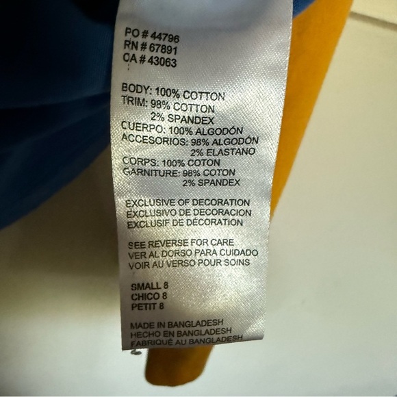 Mitchell & Ness LA Rams 1979 Throwback Football Kids Long Sleeve Shirt Small‎ - Picture 11 of 13